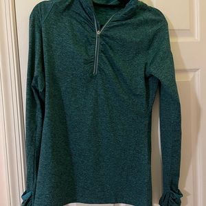 Teal quarter zip up